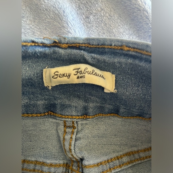 Denim Mini Skirt W Cinch Sides T Shirts S Lot Of 3 - Picture 6 of 12